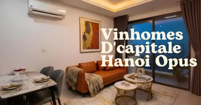 디럭스 침실 2개 아파트 — Vinhomes D'capitale Hanoi Opus Apartment